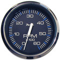 Faria Beede Instruments Faria 33710 Chesapeake Stainless Steel Tachometer (6000 RPM) - 4", Black 33710